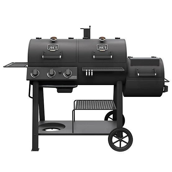 2283701.jpg 3-Burner Canyon Propane Gas and Charcoal Combination Grill, Black - Image 1