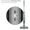 Shark Steam & Scrub Steam Mop, All-in-One Scrubbing and Sanitizing Hard Floor Cleaner, LED Headlights, 4 Dirt Grip Soft Scrub Pads Included, XL Water Tank, Swivel Steering, Hawaiian Grey, S8001