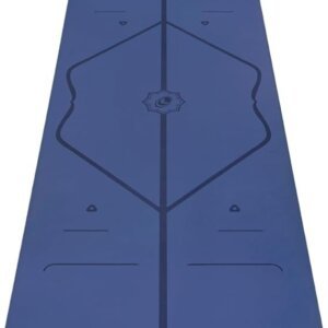 Liforme Original Yoga Mat – Free Yoga Bag Included – Patented Alignment System, Warrior-like Grip, Non-slip, Eco-friendly, sweat-resistant, long, wide, 4.2mm thick mat for comfort