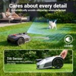 20V Robotic Lawn Mower for 1/4 Acre with WiFi, App Control