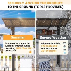 Freestanding Gazebo Outdoor Pergola For Patio