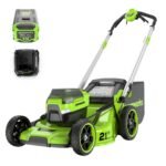 60V 21″ Self Propelled Lawn Mower 8.0 Ah Battery & Rapid Charger