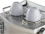 De’Longhi – Espresso Machine with 15 bars of pressure, Milk Frother and removable water tank – Stainless Steel