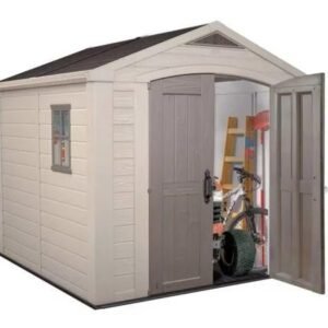Keter Factor 8×8 Foot Large Resin Outdoor Shed