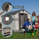 Lifetime Outdoor Storage Shed – 8′ x 12.5′