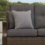Newcastle 6-Piece Patio Deep Seating Set with Fire Pit – Smoke – Member’s Mark