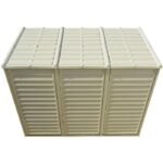 SideMate 4 ft. W x 8 ft. D Plastic Lean-To Storage Shed Installation Included
