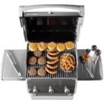 Weber 47510001 Spirit E-310 3-Burner Natural GAS Black Bundle with Generic Grill Cover Barbecue Drip Pans Set of 3