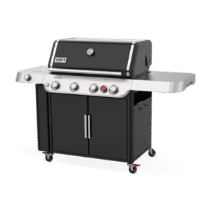 Nexgrill 4-Burner Propane GAS Grill in Black with Side Burner and Stainless Steel Main Lid