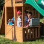 Outdoor Living Bristol Point Cedar Swing Set/Playset(Assembled)