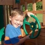 Outdoor Living Bristol Point Cedar Swing Set/Playset(Assembled)