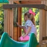 Outdoor Living Bristol Point Cedar Swing Set/Playset(Assembled)