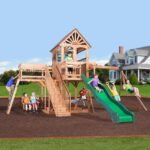 Outdoor Living Caribbean Cedar Swing Set