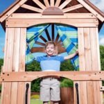 Outdoor Living Caribbean Cedar Swing Set