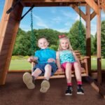 Outdoor Living Caribbean Cedar Swing Set